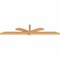 Ekena Millwork Redmond Smooth Timber Gable Bracket, Western Red Cedar, 108"W x 22"H x 3 1/2"D x 3 1/2"F, 5/12 Pitch GBW108X22X0404RED00SWR - alternate 5